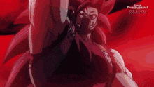 a cartoon character with a mask on his face is holding a sword in his hand .