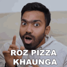 Roz Pizza Khaunga Vibhu Varshney GIF