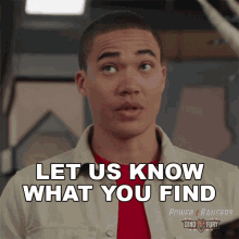 Let Us Know What You Find Zayto GIF - Let Us Know What You Find Zayto Power Rangers Dino Fury GIFs
