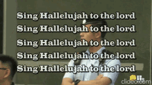 Sing Hallelujah Hallelujah GIF - Sing Hallelujah Hallelujah Karaoke GIFs