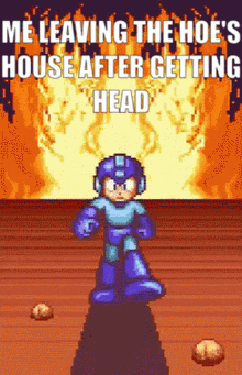 Mega Man Mega Man 7 GIF - Mega Man Mega Man 7 Ending GIFs