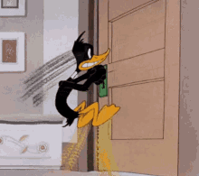 Looney Tunes Daffy Duck GIF - Looney Tunes Daffy Duck Let Me In GIFs