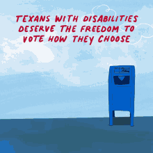 Texans With Disabilities Mailbox GIF - Texans With Disabilities Mailbox Freedom To Vote How They Choose GIFs