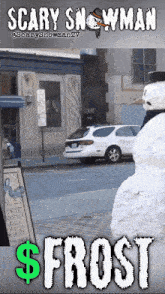Frost Scray Snowman GIF - Frost Scray Snowman Runner GIFs