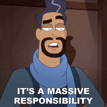 It'S A Massive Responsibility Zane Troy GIF - It'S A Massive Responsibility Zane Troy Digman GIFs