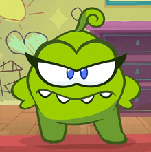 Annoyed Om Nelle GIF - Annoyed Om Nelle Cut The Rope GIFs