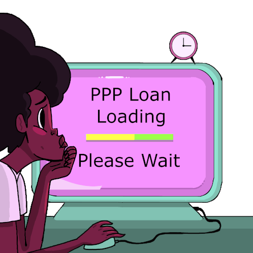 Ppp Loan Please Wait Sticker - Ppp Loan Please Wait Loading Stickers