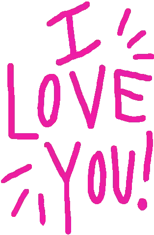 Love I Love You Sticker - Love I Love You Text Stickers