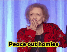 Peace Out Betty White GIF - Peace Out Betty White GIFs