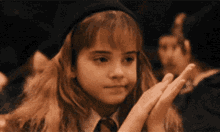 Harry Potter Hermione Granger GIF - Harry Potter Hermione Granger Clap GIFs
