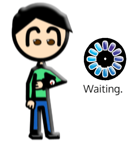 Time Waiting Sticker - Time Waiting Wait Stickers