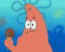 Heavenly Floop Patrick Star GIF - Heavenly Floop Patrick Star Ice Cream GIFs