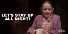 Lets Stay Up All Night Flora Wingrave GIF - Lets Stay Up All Night Flora Wingrave The Haunting Of Bly Manor GIFs