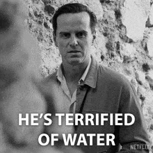 He'S Terrified Of Water Tom Ripley GIF - He'S Terrified Of Water Tom Ripley Ripley GIFs