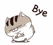 ami fat cat bye see yah im gone