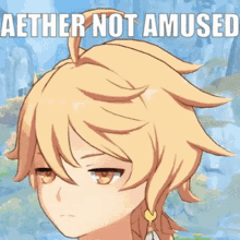 Genshin Impact Aether GIF - Genshin Impact Aether Not Amused GIFs
