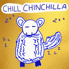 Chillin Chinchilla Veefriends GIF - Chillin Chinchilla Veefriends Napping GIFs