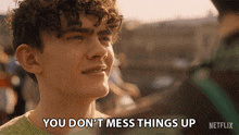 You Don'T Mess Things Up Charlie Spring GIF - You Don'T Mess Things Up Charlie Spring Heartstopper GIFs