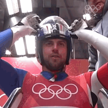 Blow It Out Luge GIF - Blow It Out Luge Chris Mazdzer GIFs