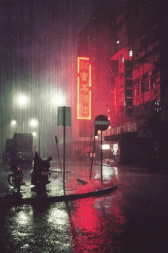 gif rain lantern  Imagem de chuva Dias de chuva Noite chuvosa