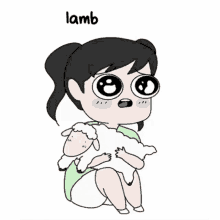 i need lambing lambing cute girl photo sskait