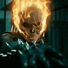 Point Ghost Rider GIF - Point Ghost Rider You And Me GIFs