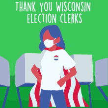 Thank You Wisconsin Election Thank You Election Clerks GIF - Thank You Wisconsin Election Thank You Election Clerks Thank You GIFs
