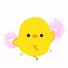 bird cute animal yellow cheer