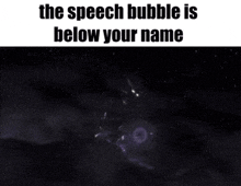 Speech Bubble Below GIF