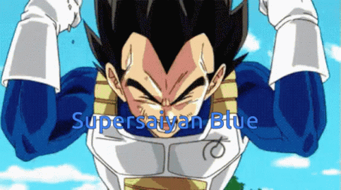 Goku Transforms Into Super Saiyan Blue 3!! on Make a GIF