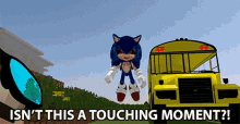 Isnt This A Touching Moment Sonic GIF - Isnt This A Touching Moment Sonic Touching Moment GIFs