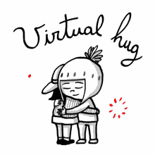 Virtual Hug Sweet GIF - Virtual Hug Hug Sweet GIFs