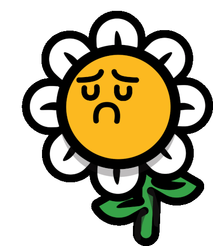 Sunflower Sad Flower Sticker - Sunflower Sad Flower Sad Stickers