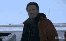 Stare Liam Neeson GIF - Stare Liam Neeson The Ice Road GIFs