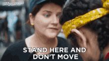 Stand Here And Dont Move Bit Playas GIF - Stand Here And Dont Move Bit Playas Dont Go Anywhere GIFs