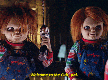 Welcome To The Cult Pal Cult Of Chucky GIF - Welcome To The Cult Pal Cult Of Chucky Good Guys GIFs
