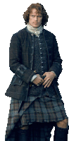 Sam Heughan Outlander Sticker - Sam Heughan Outlander Jamie Fraser Stickers
