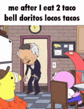 Smiling Friends Taco Bell GIF - Smiling Friends Taco Bell Doritos GIFs