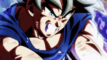 Goku Ultra Instinct GIF - Goku Ultra Instinct Intense GIFs