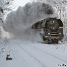 Train Snow GIF