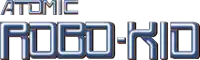 a logo for atomic robo-kid is shown