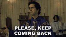 Please Keep Coming Back Father Paul GIF - Please Keep Coming Back Father Paul Hamish Linklater GIFs
