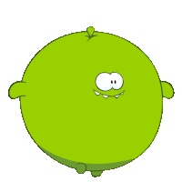 Hey There Om Nom Sticker - Hey There Om Nom Cut The Rope Stickers