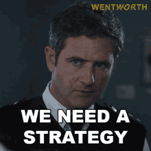 We Need A Strategy Jake Stewart GIF - We Need A Strategy Jake Stewart Wentworth GIFs