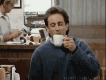 Seinfeld Coffee GIF - Seinfeld Coffee Interesting GIFs