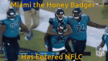 Miami The Honey Badger Nflc GIF - Miami The Honey Badger Nflc GIFs