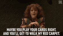 red carpet play cards right kate mckinnon snl snl gifs