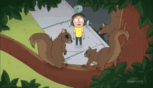 Rick And Morty Squirrel GIF - Rick And Morty Squirrel Mindblowers GIFs