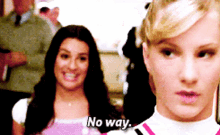 Glee Brittany Pierce GIF - Glee Brittany Pierce No Way GIFs