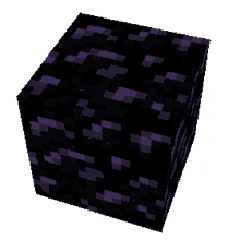 minecraft obsidian cube